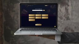 En datorskärm med Golden Bulls kundtjänst.