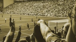 Publiken jublar på en Premier League-match.