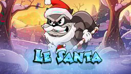 En bild från videosloten Le Santa. 