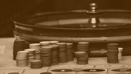Ett roulette i Golden Bull live casino.